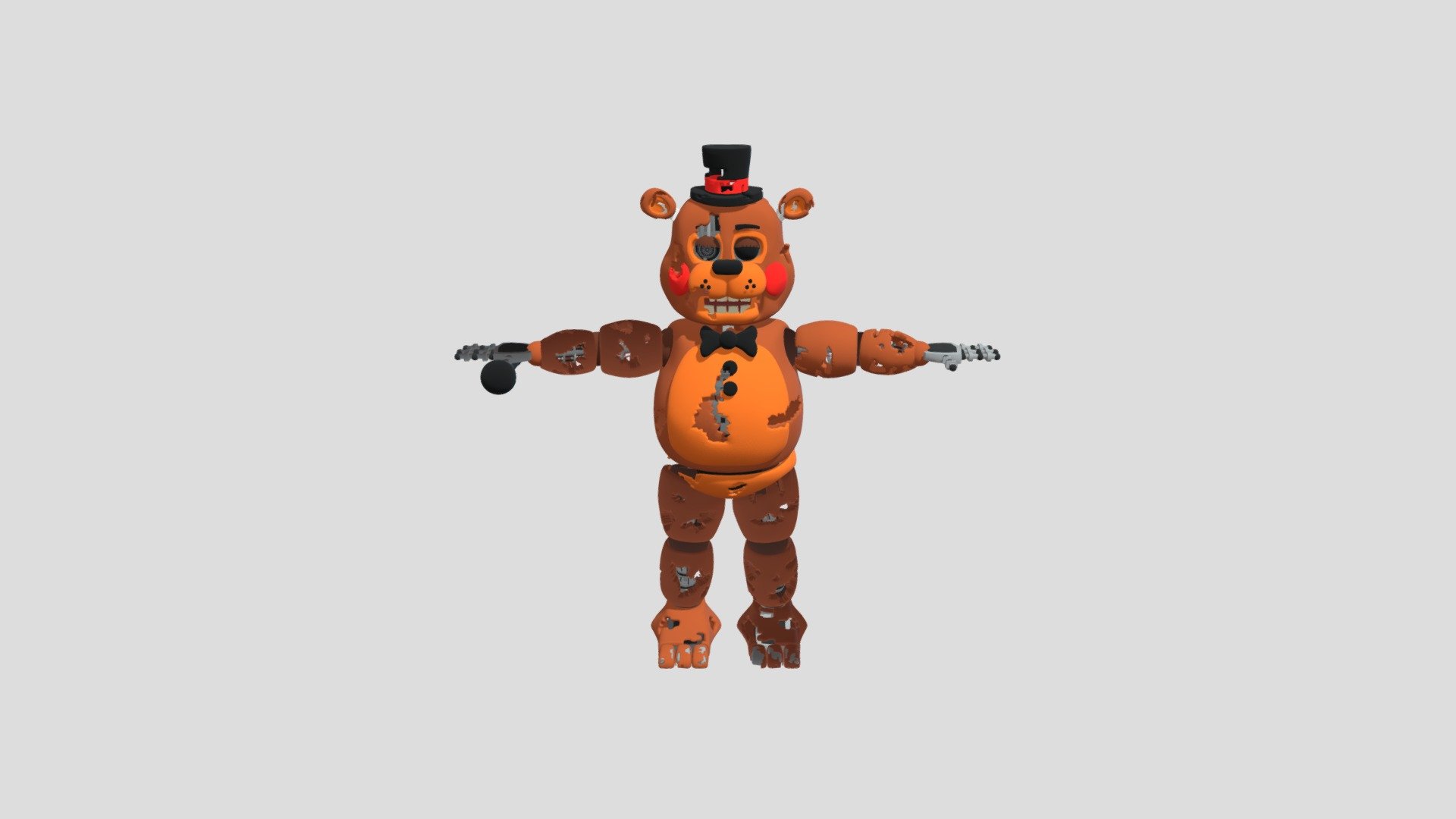 Image To Stl.com_withered+toy+freddy - Download Free 3D model by ...