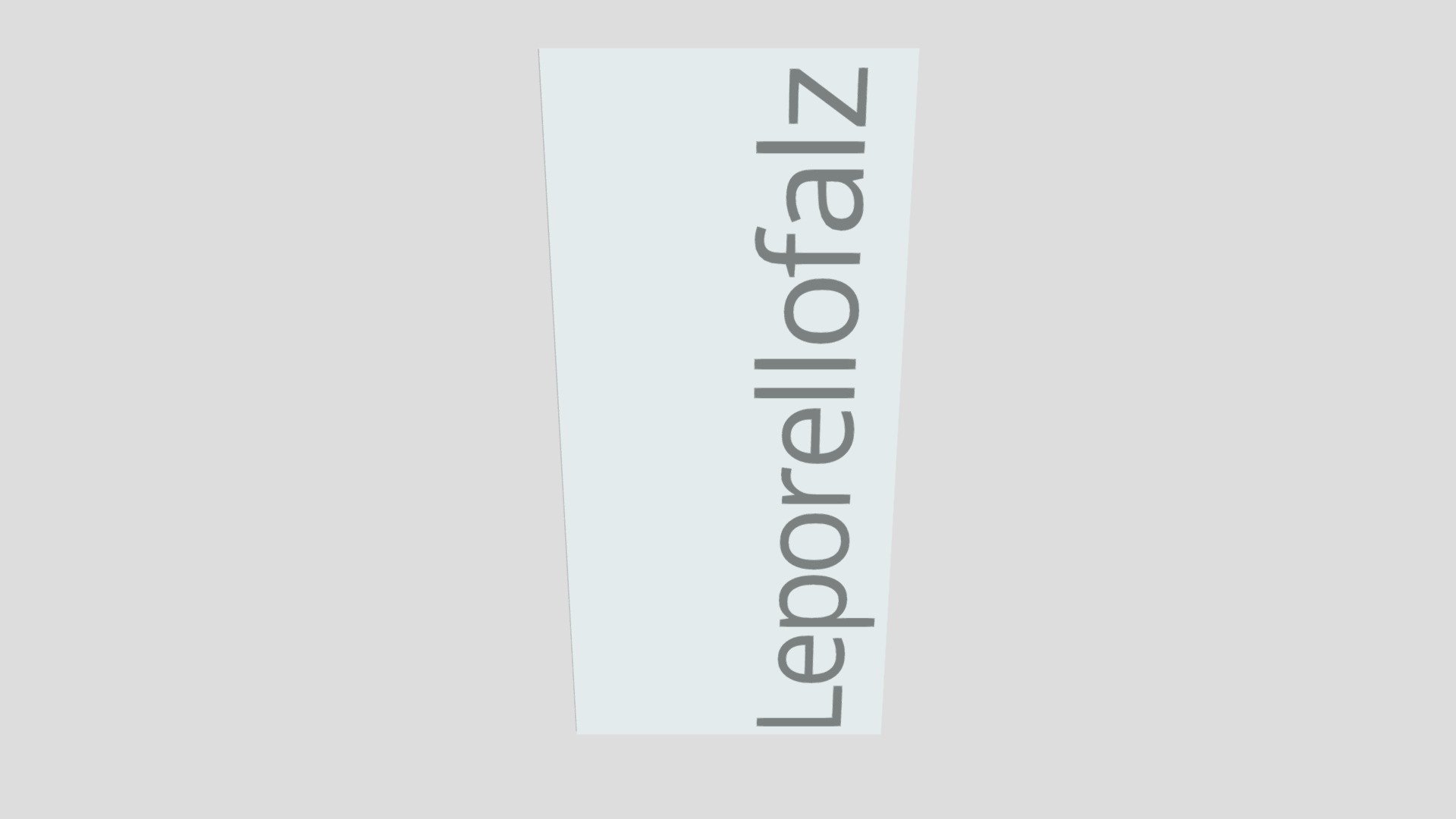 Leporellofalz
