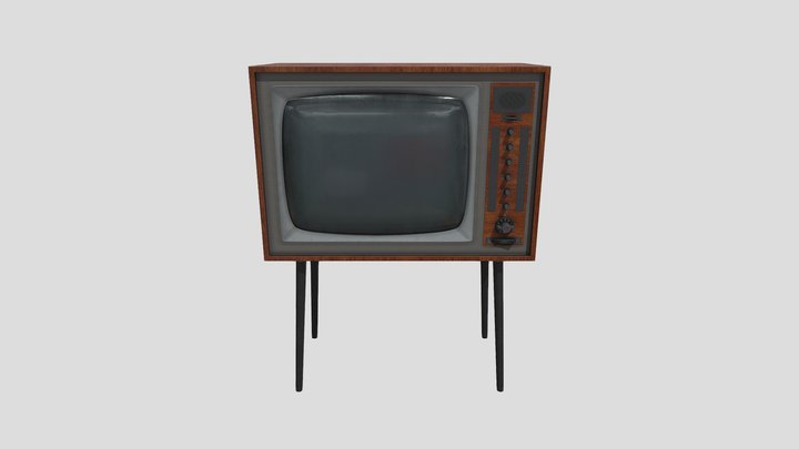 vintage-tv-free 3D Model