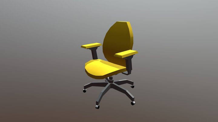 Revolving Chair 3D Model