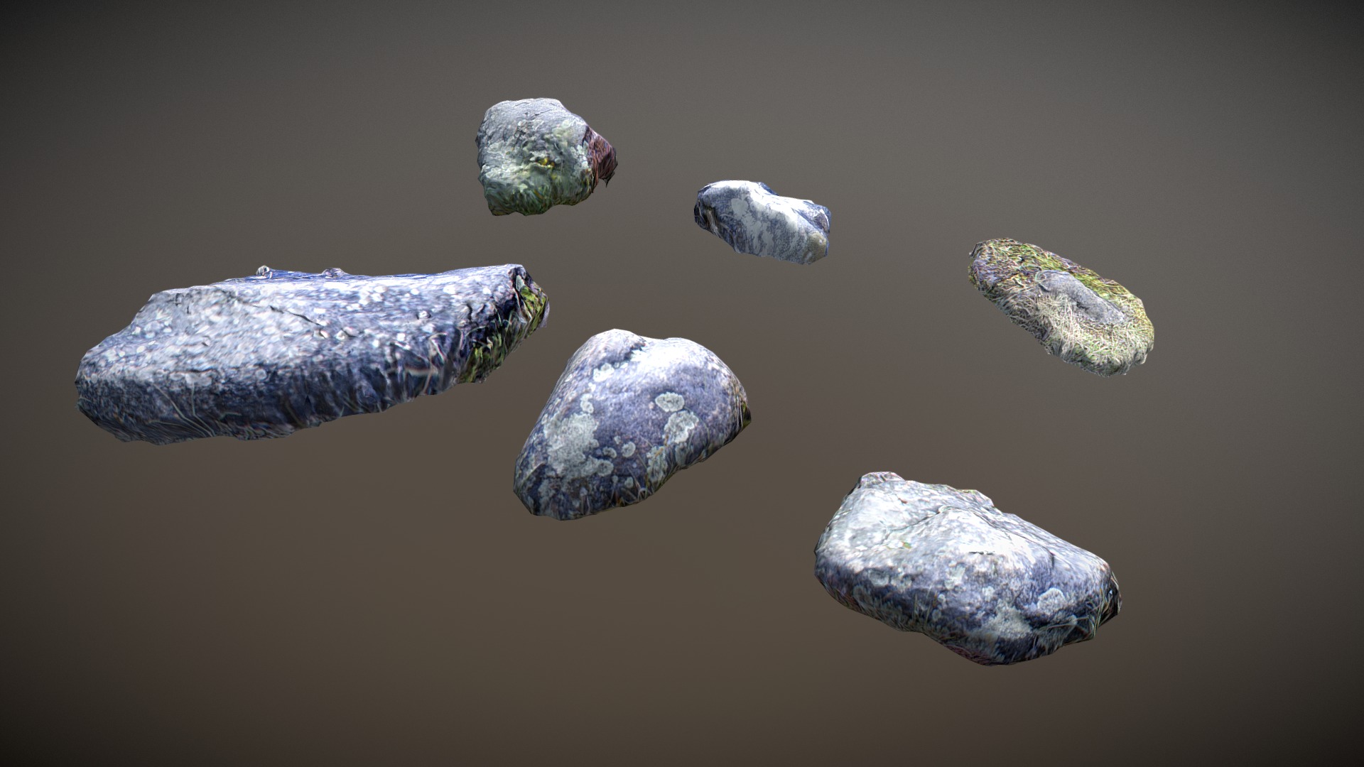3D model Nature Stone 004 - This is a 3D model of the Nature Stone 004. The 3D model is about a group of rocks.