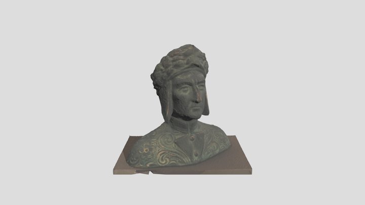 Bust of Dante Alighieri 3D Model