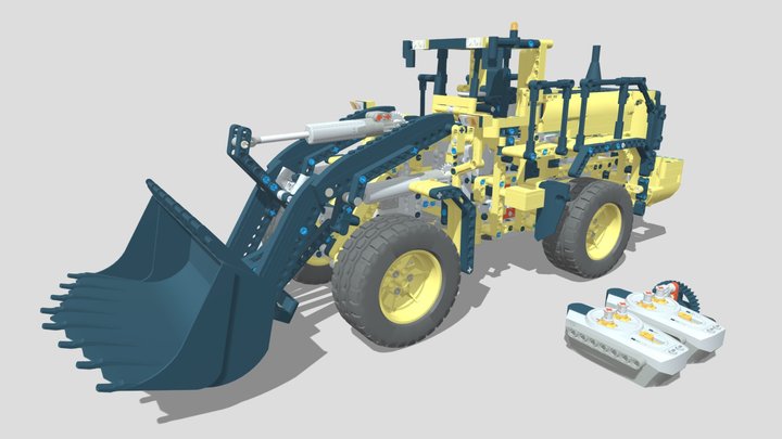 42030 Volvo L350F Wheel Loader 3D Model