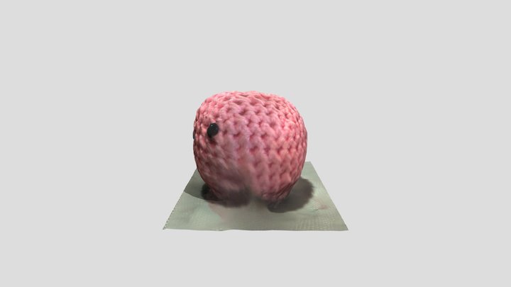 Little Pink Ball 3D Model