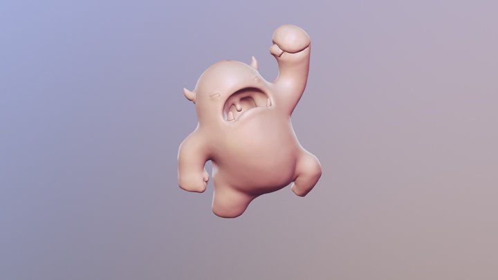 Melvin Sculpt For week 3 homework and submission 3D Model