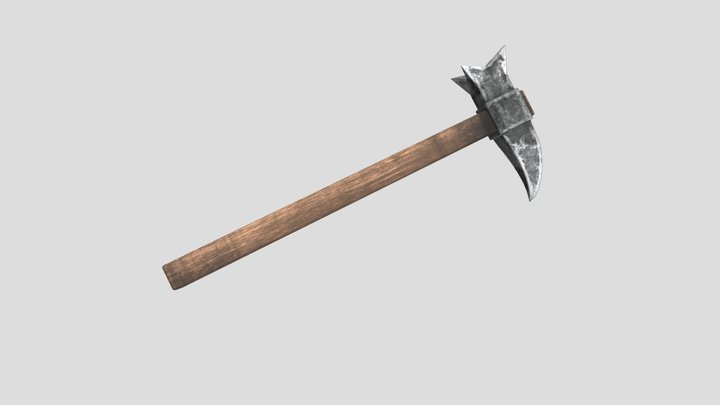 Medieval hammer 3D Model