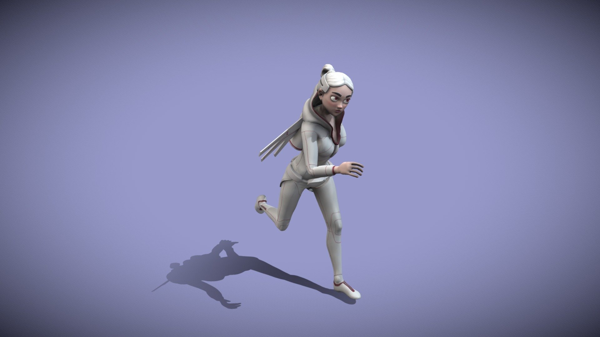 Girl with animations