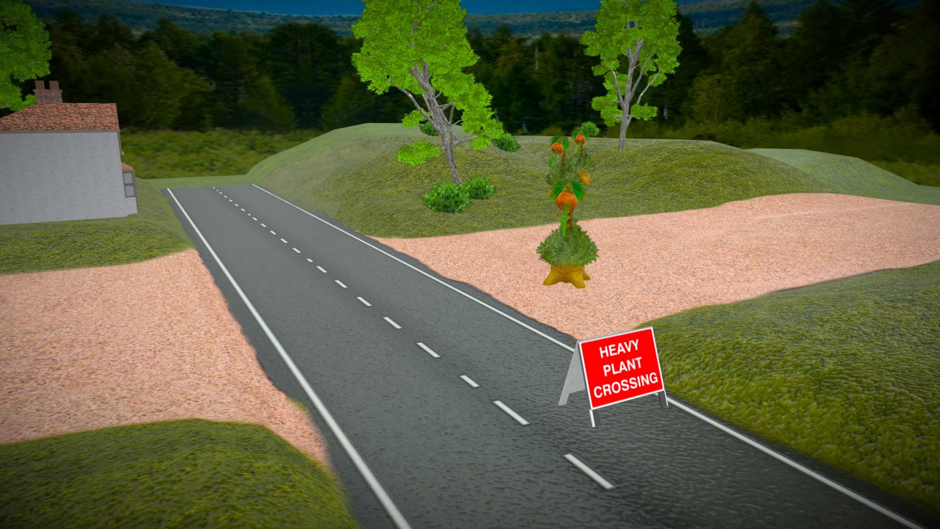 Heavy Plant Crossing - Download Free 3D model by rhcreations [32ffea0 ...