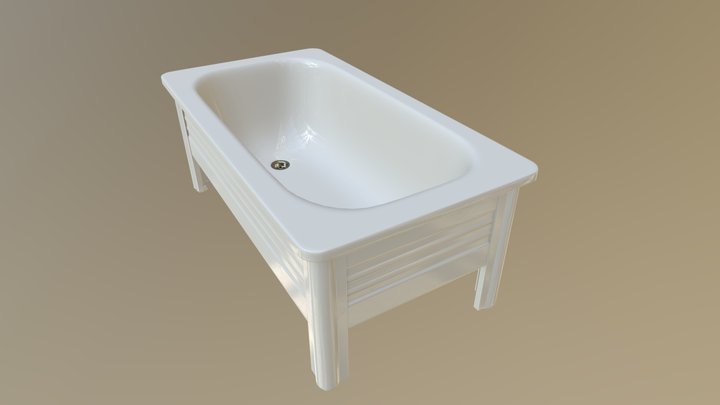 Bathroom Bathtub 3D Model