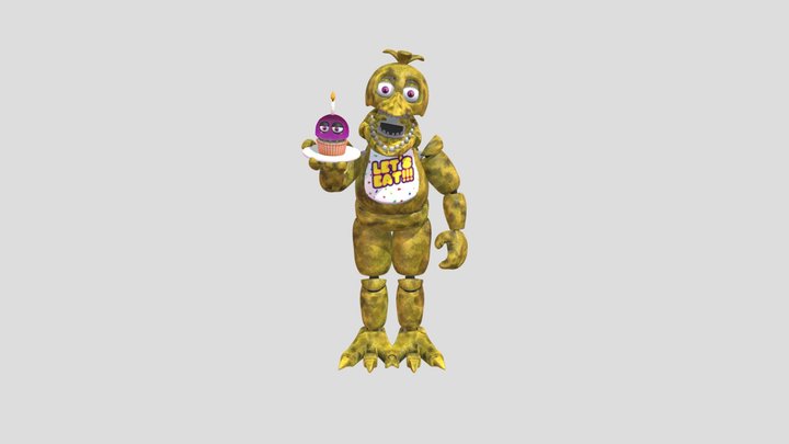 Unwitheredchica 3D Model