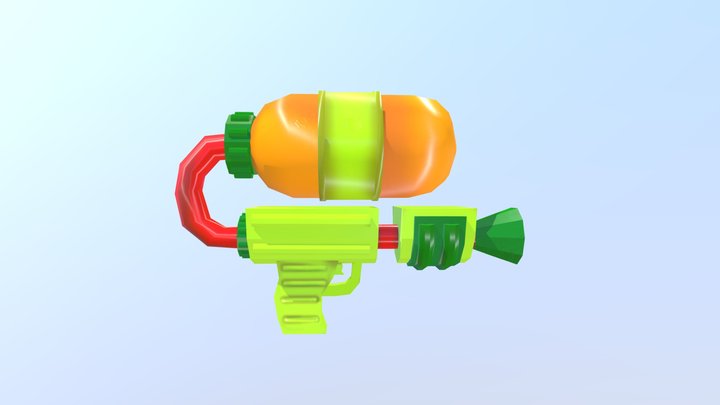 Splatoon shooter 3D Model