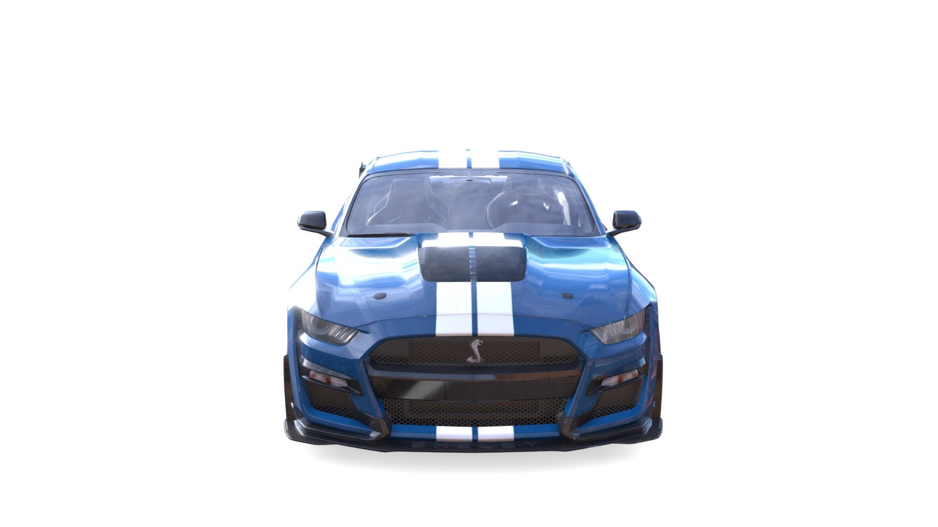  2020 Ford Shelby GT500 - Download Free 3D model by Galaxy Car Showroom Motiv 