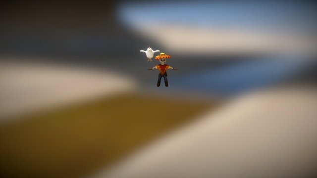 El Pollo - Dota 2 Courier 3D Model