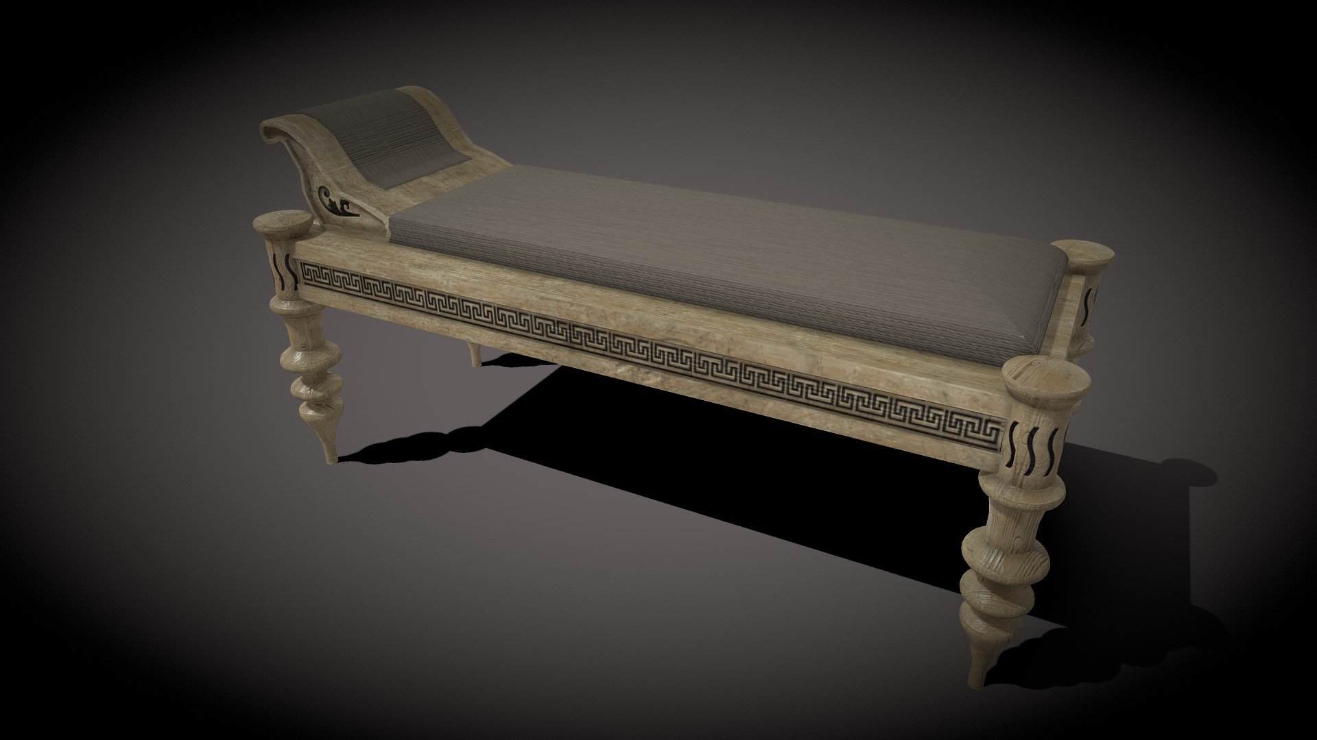 Roman Bed Buy Royalty Free 3D model by wolfgar74 [33049a0
