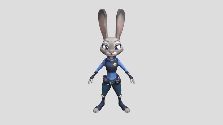 Judy Hopps 3D Model