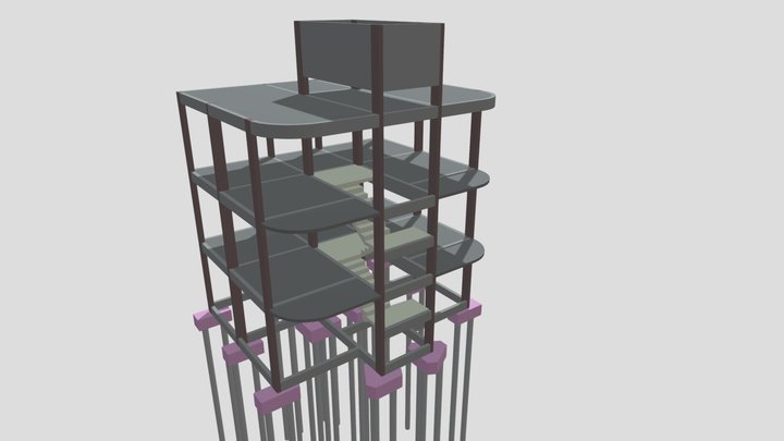 edificio teste para youtube 3D Model