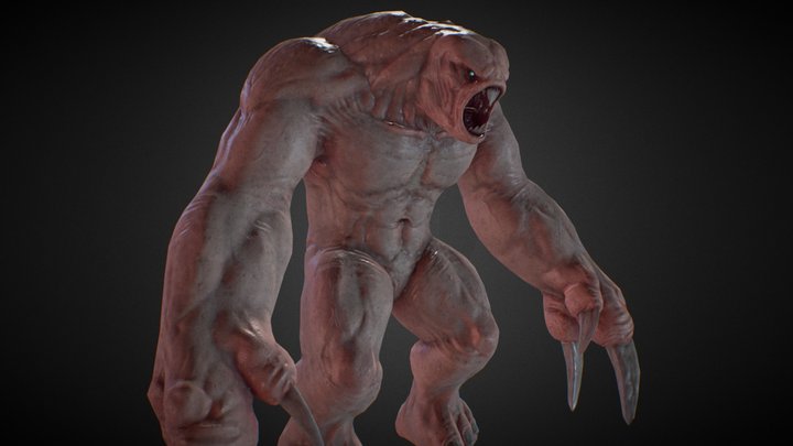 Nacktmull 3D Model