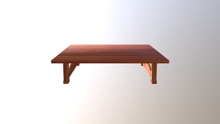 Object Tea Table 3D Model