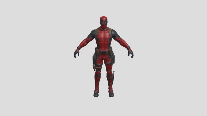 Deadpool 3D Model
