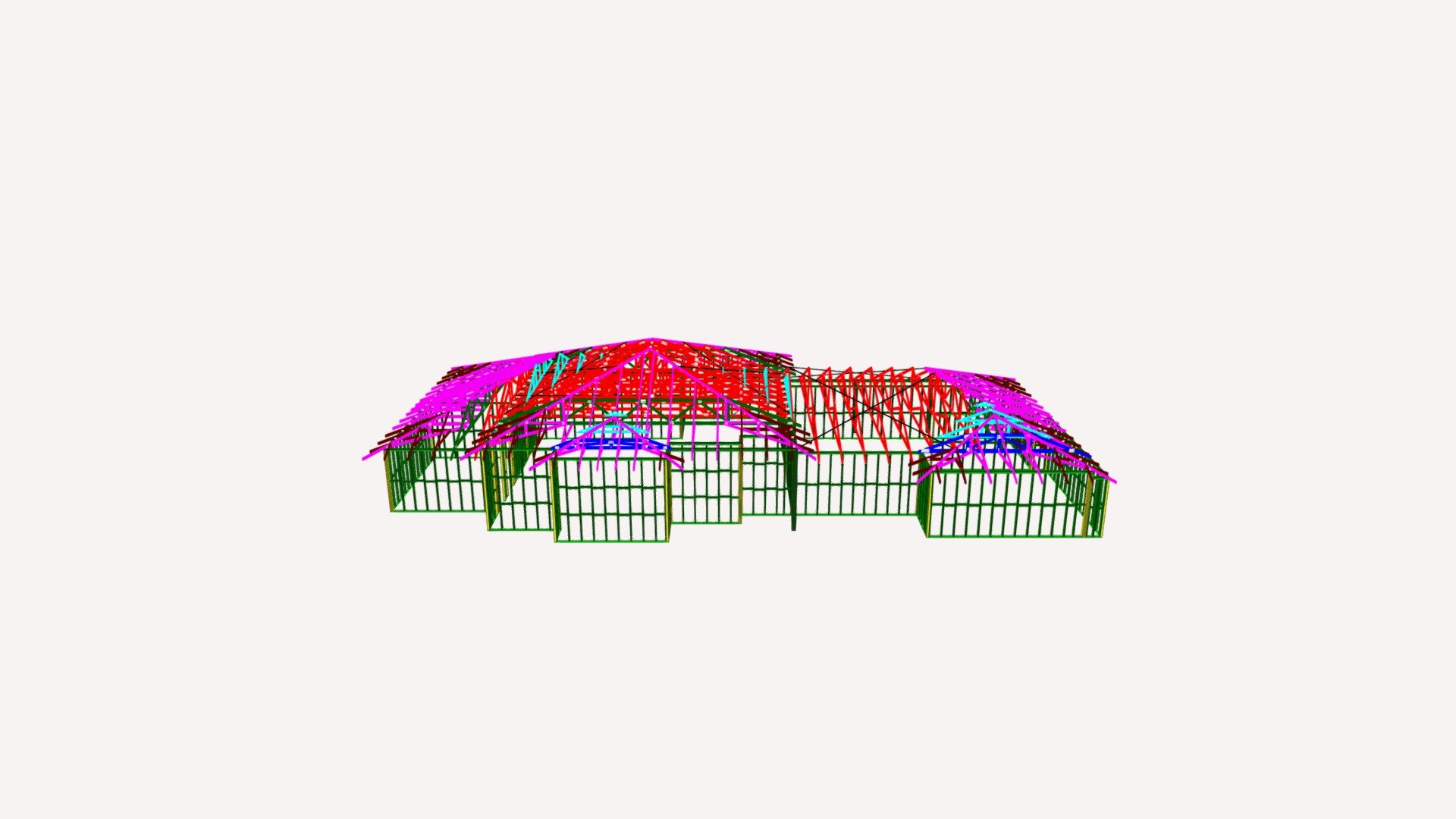 T9280 Truss Layout 3D