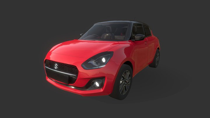 Suzuki swift 2018 model 3D Model
