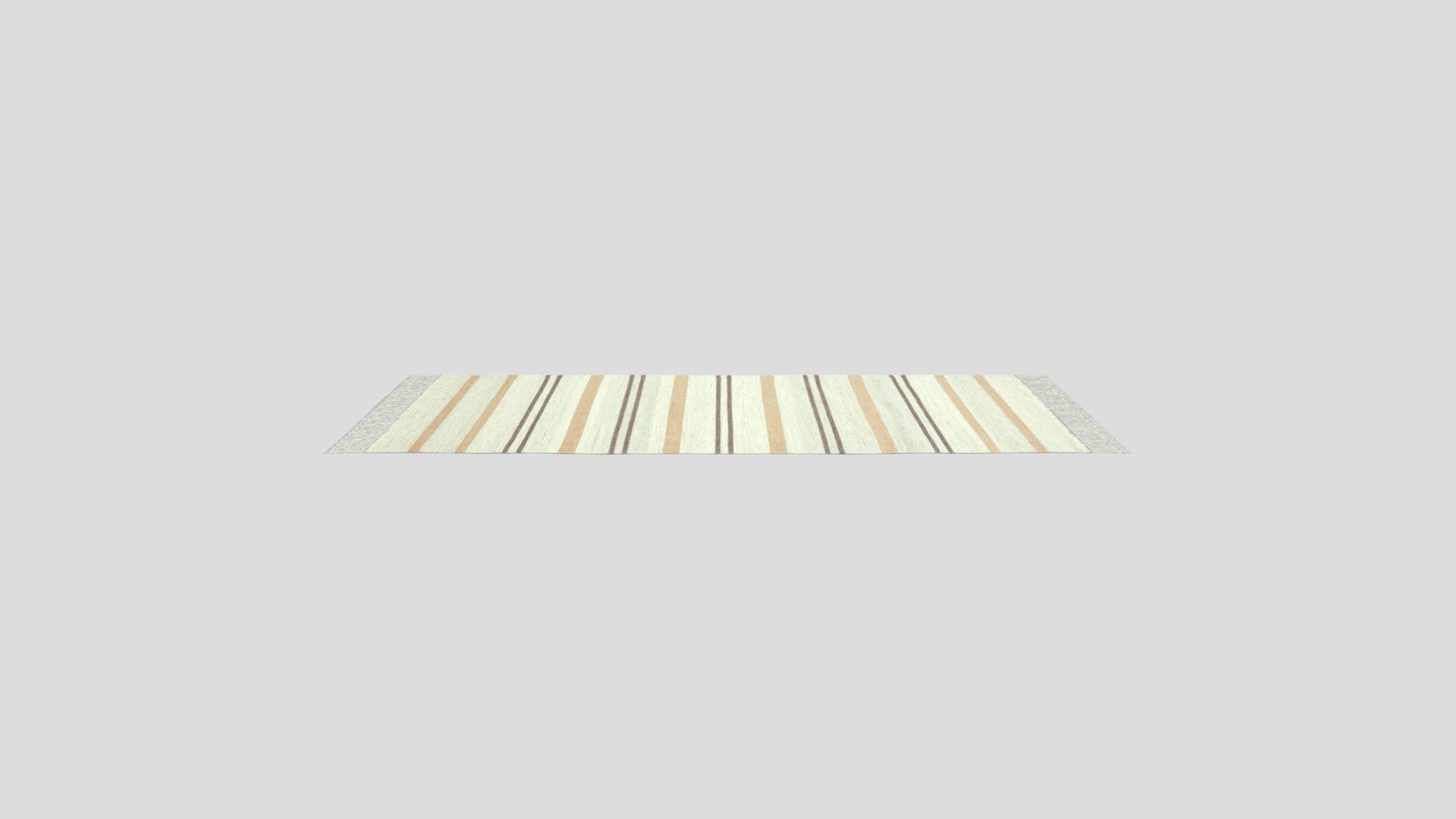 Oblong rug woven-wool, jute and recycled cotton - Buy Royalty Free 3D ...