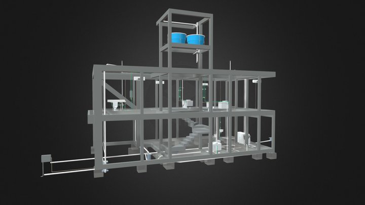 Projeto Hidrossanitário - Ayra Arq. 3D Model