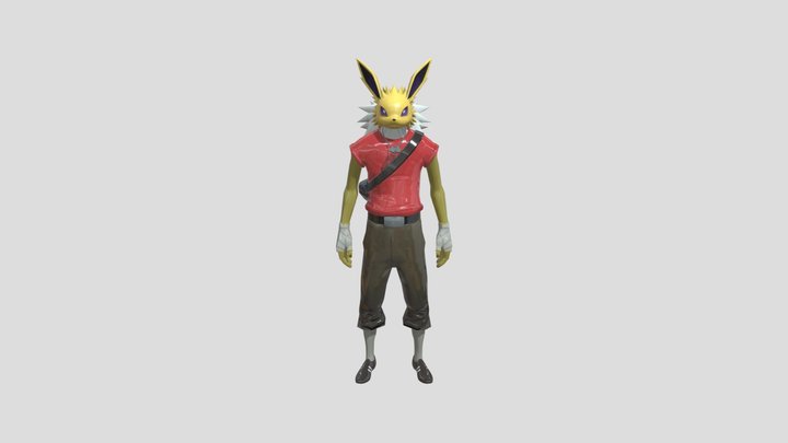 Scout As Jolteon 3D Model
