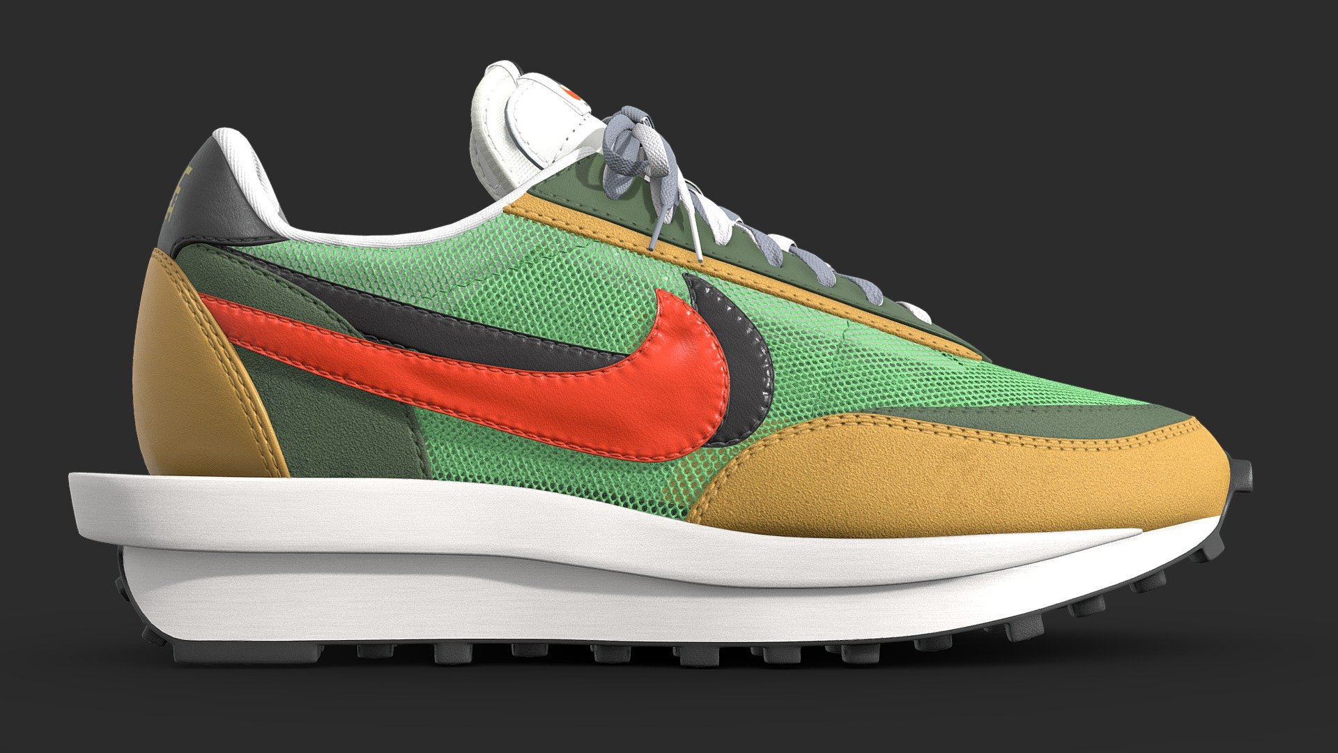 sacai green multi