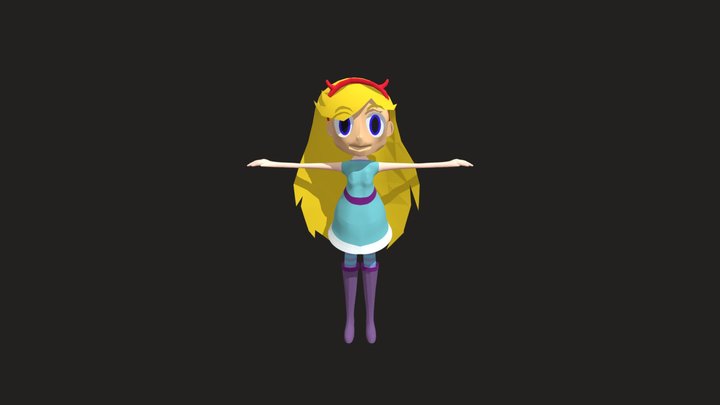 STAR BUTERFLY 3D Model