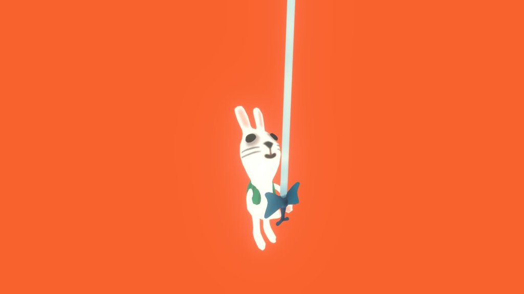 Bunny with Bow-thy sword