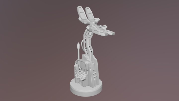 Antenna objective marker (3D print) 3D Model