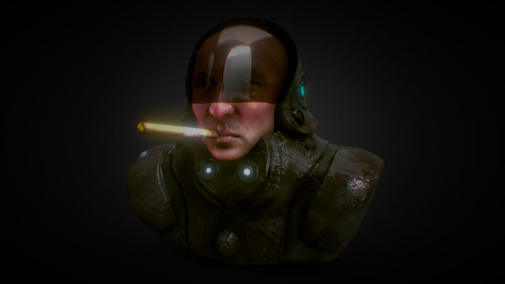 Space Marine 3D Model