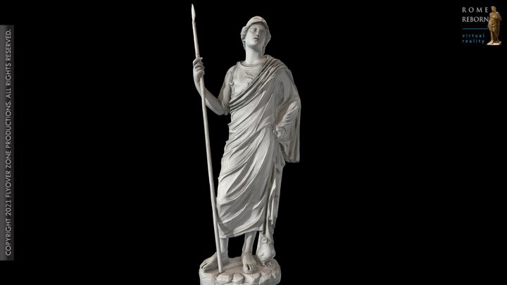 3D rendering of Athena Rospigliosi