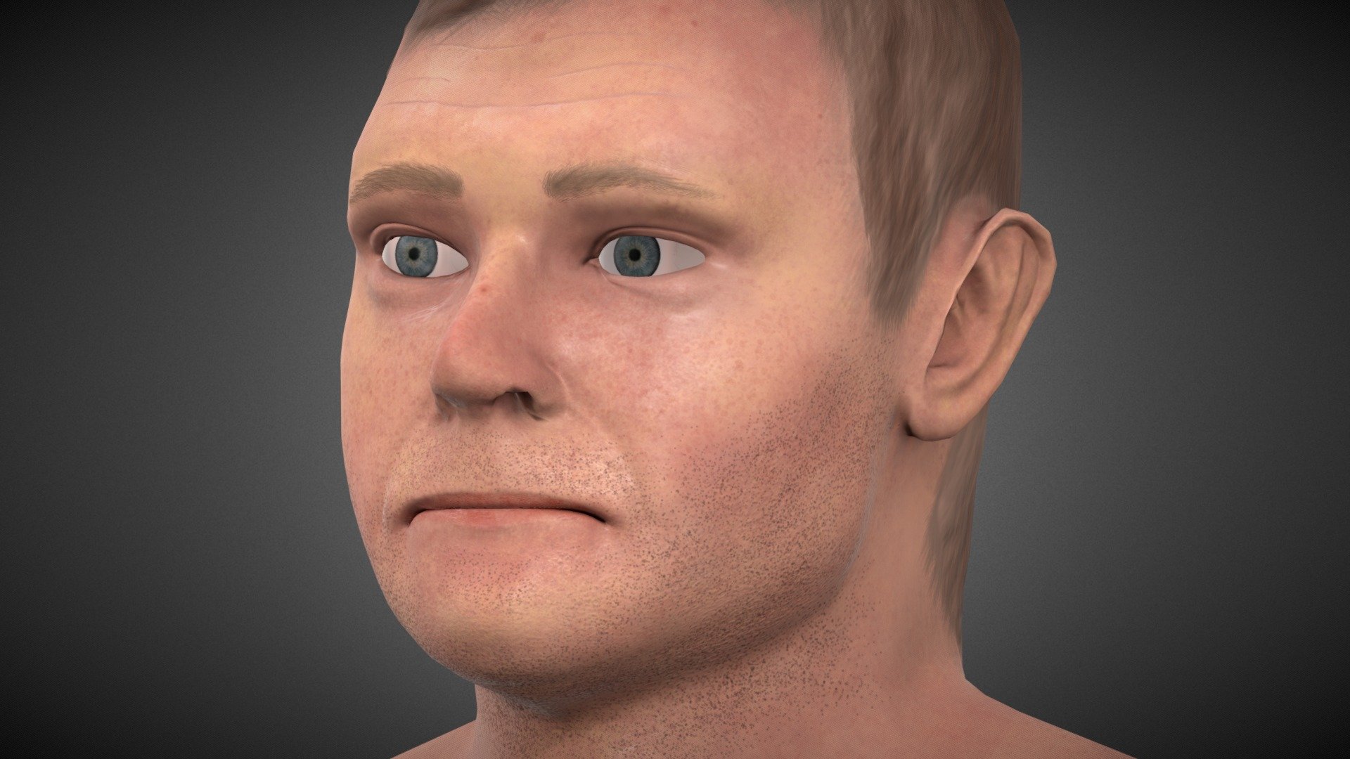 Character_Head_Final_Textured 3D model by Jacob Brinson