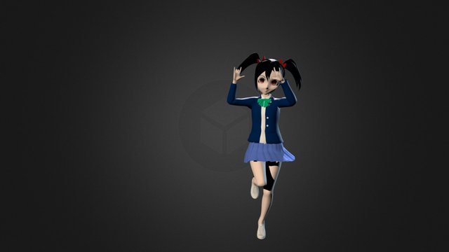 Fanmade Nico 3D Model