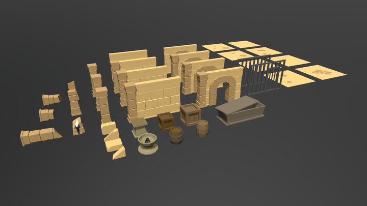 Modular-assets 3D models - Sketchfab