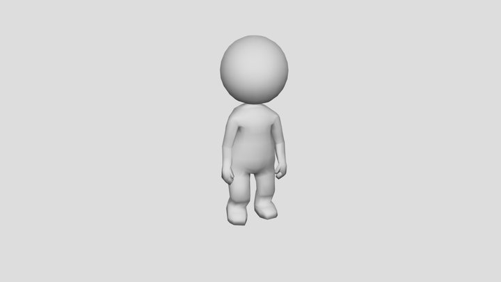 Stick Man For Mixamo 3D Model