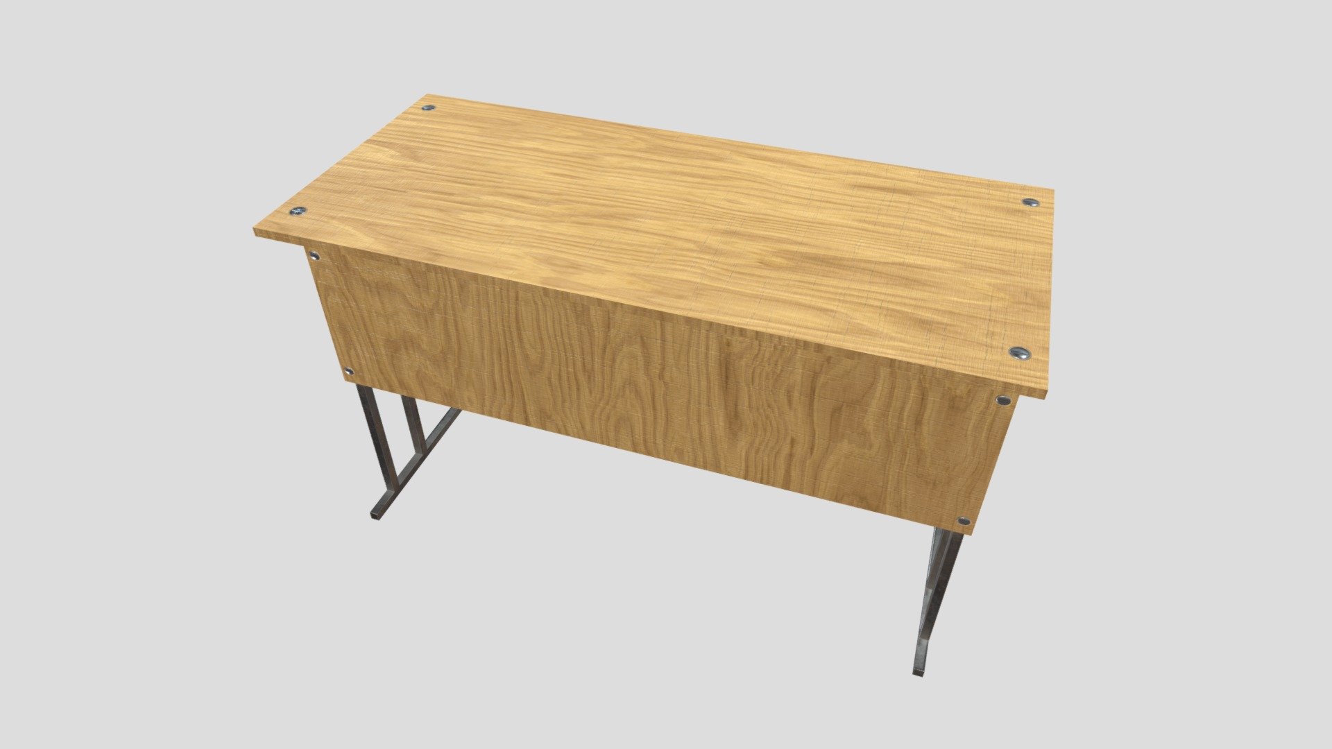 School Desk 3D model by WrZib [3311541] Sketchfab