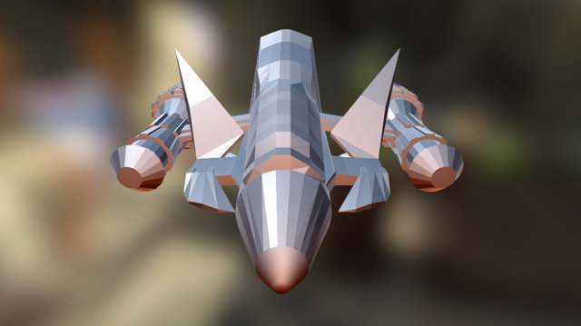 Spaceship 3D Model