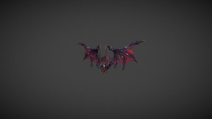 bat 3d model 3D Model