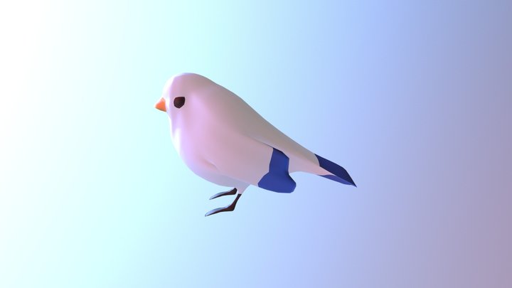 Blue Bird 3D Model