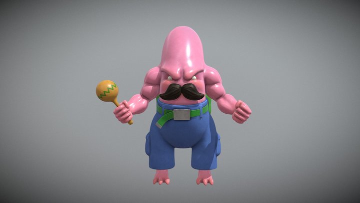 Drawfee Wigglytuff 3D Model