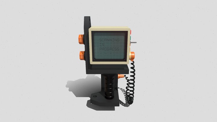 Retro Scanner 3D Model