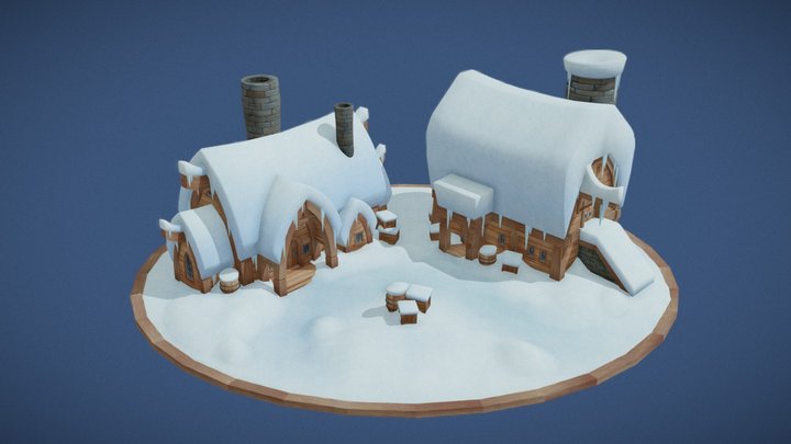 Klaus House and Workshop 3D Model