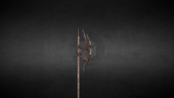 Battle Axe 3D Model