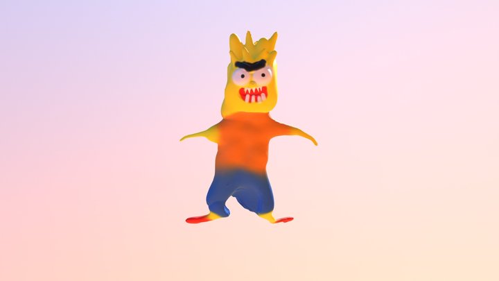 Bartero Simpsero 3D Model