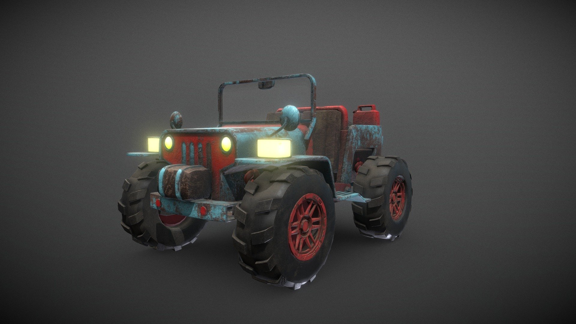 Metal slug jeep