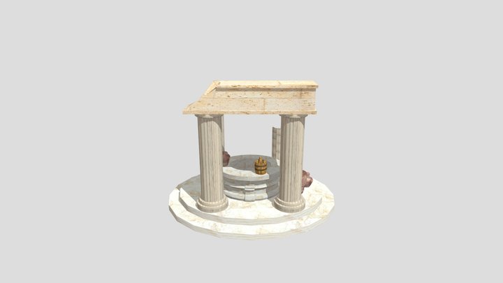 Ruined well 3D Model