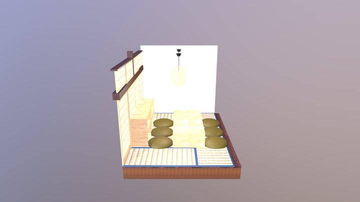 和室展示プレゼン3 3D Model